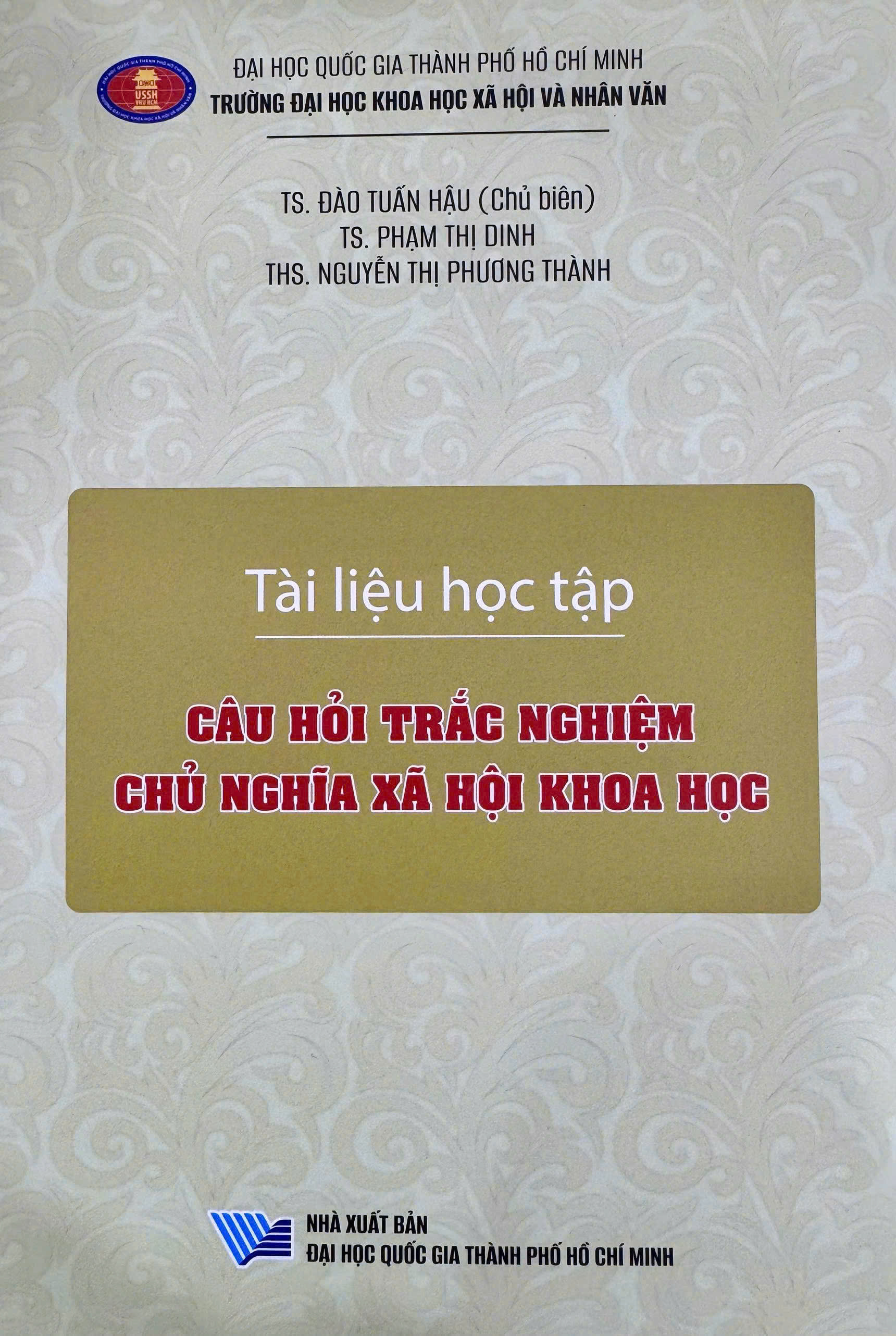 Tài liệu học tập Câu hỏi trắc nghiệm Chủ nghĩa xã hội khoa học
