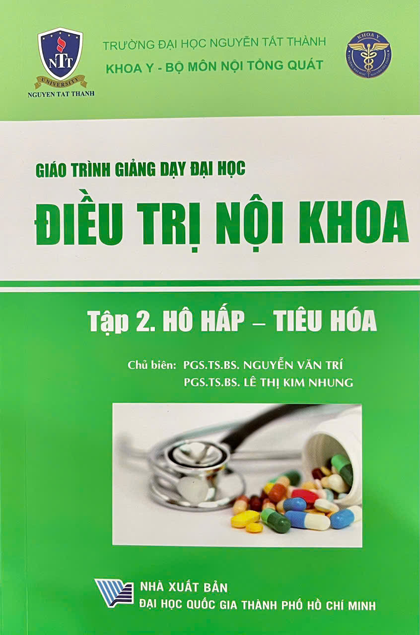 Giáo trình giảng dạy đại học Điều trị nội khoa - Tập 2. Hô hấp - Tiêu hóa