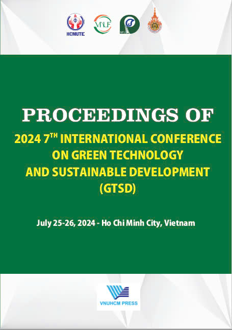 Proceedings of 2024 7th International Conference on Green Technology and Sustainable Development (GTSD), July 25-26,2024 - Ho Chi Minh City, Vietnam