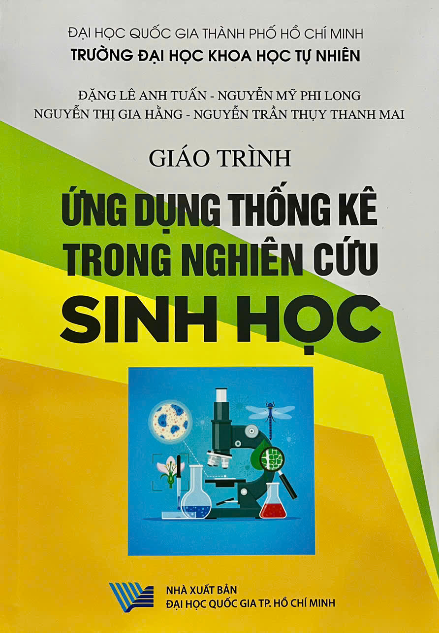 Giáo trình Ứng dụng thống kê trong nghiên cứu sinh học