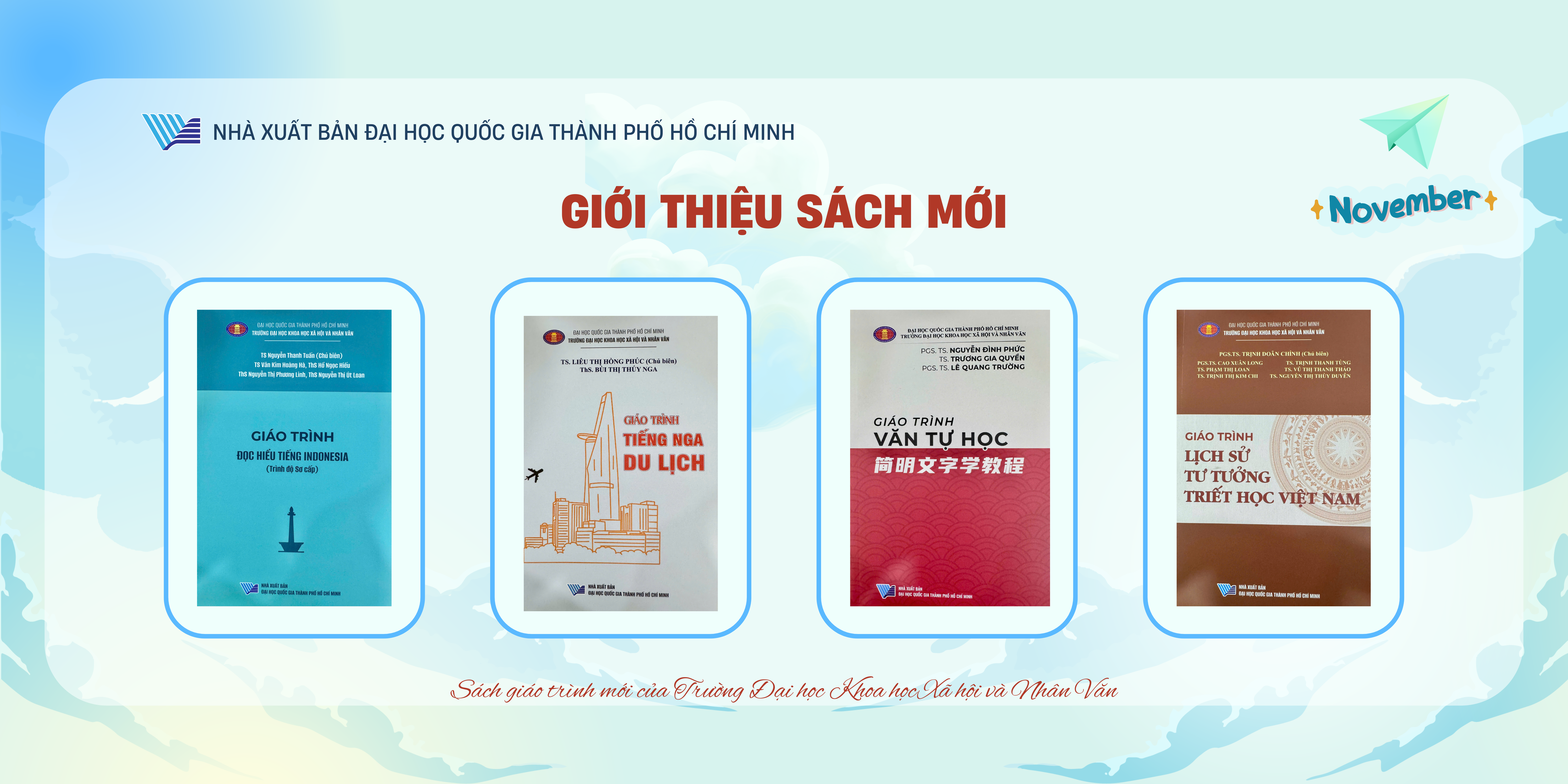 SÁCH MỚI THÁNG 11 -1