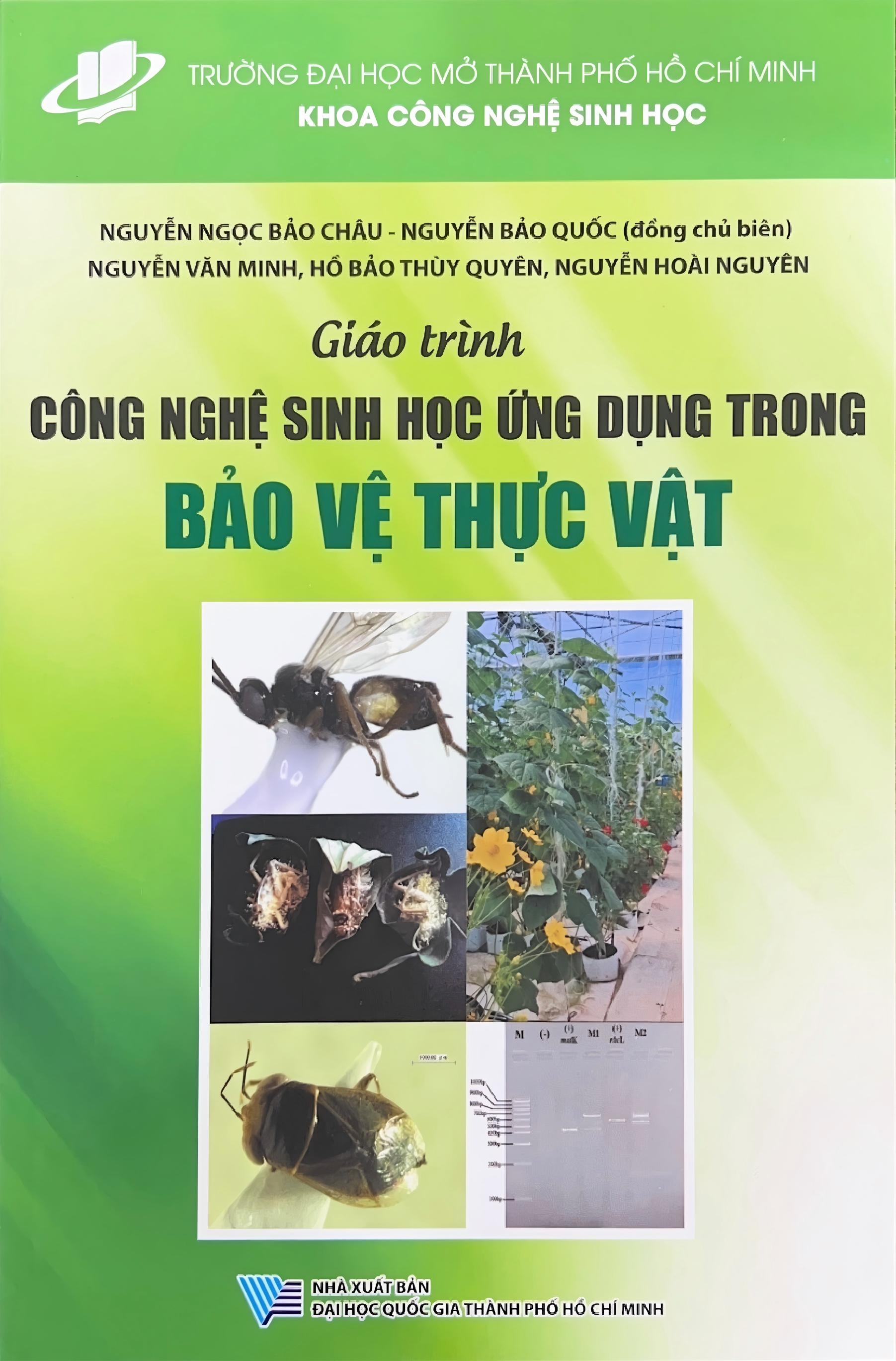 Giáo trình Công nghệ sinh học ứng dụng trong bảo vệ thực vật