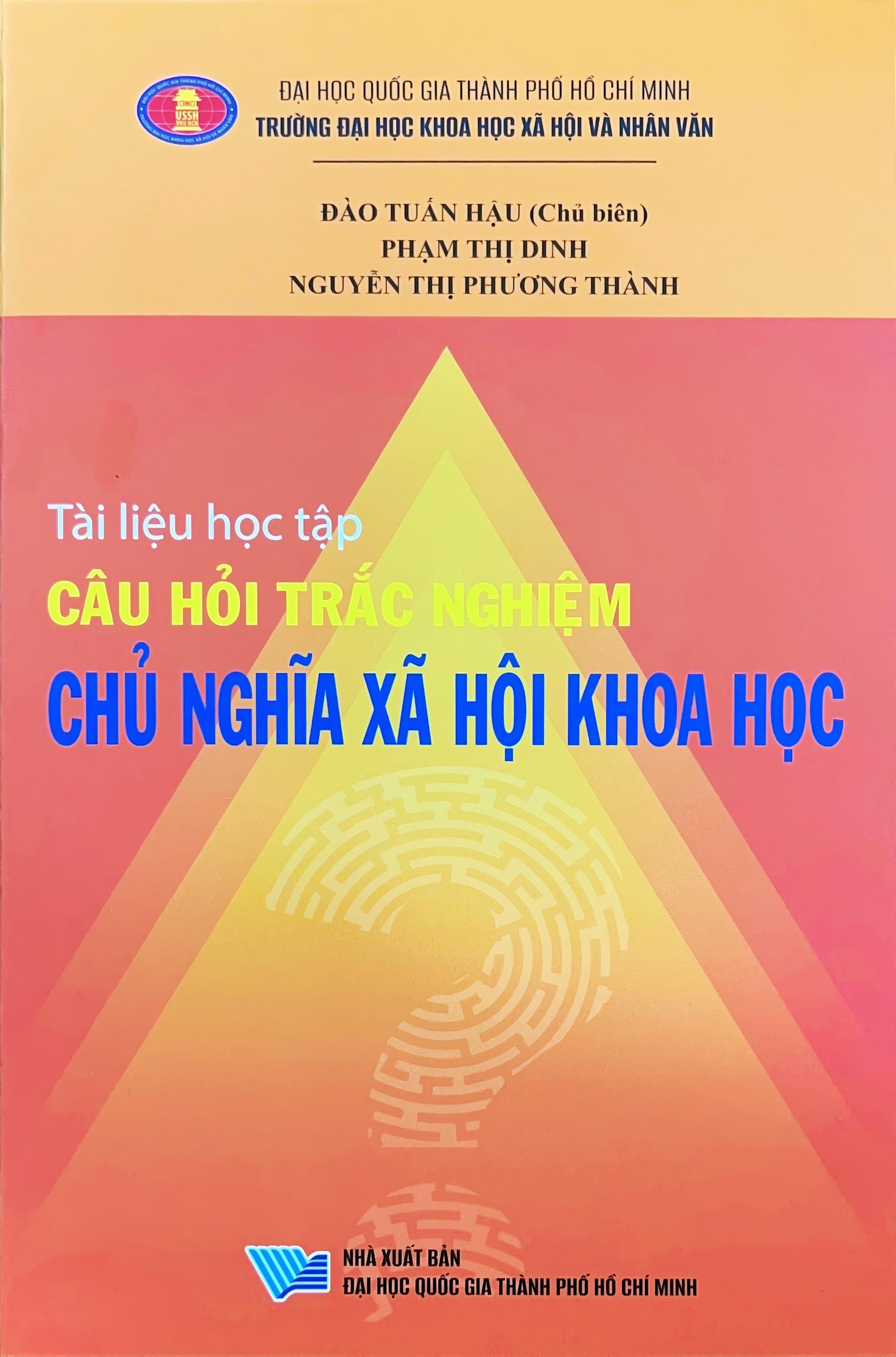 Tài liệu học tập Câu hỏi trắc nghiệm Chủ nghĩa xã hội khoa học