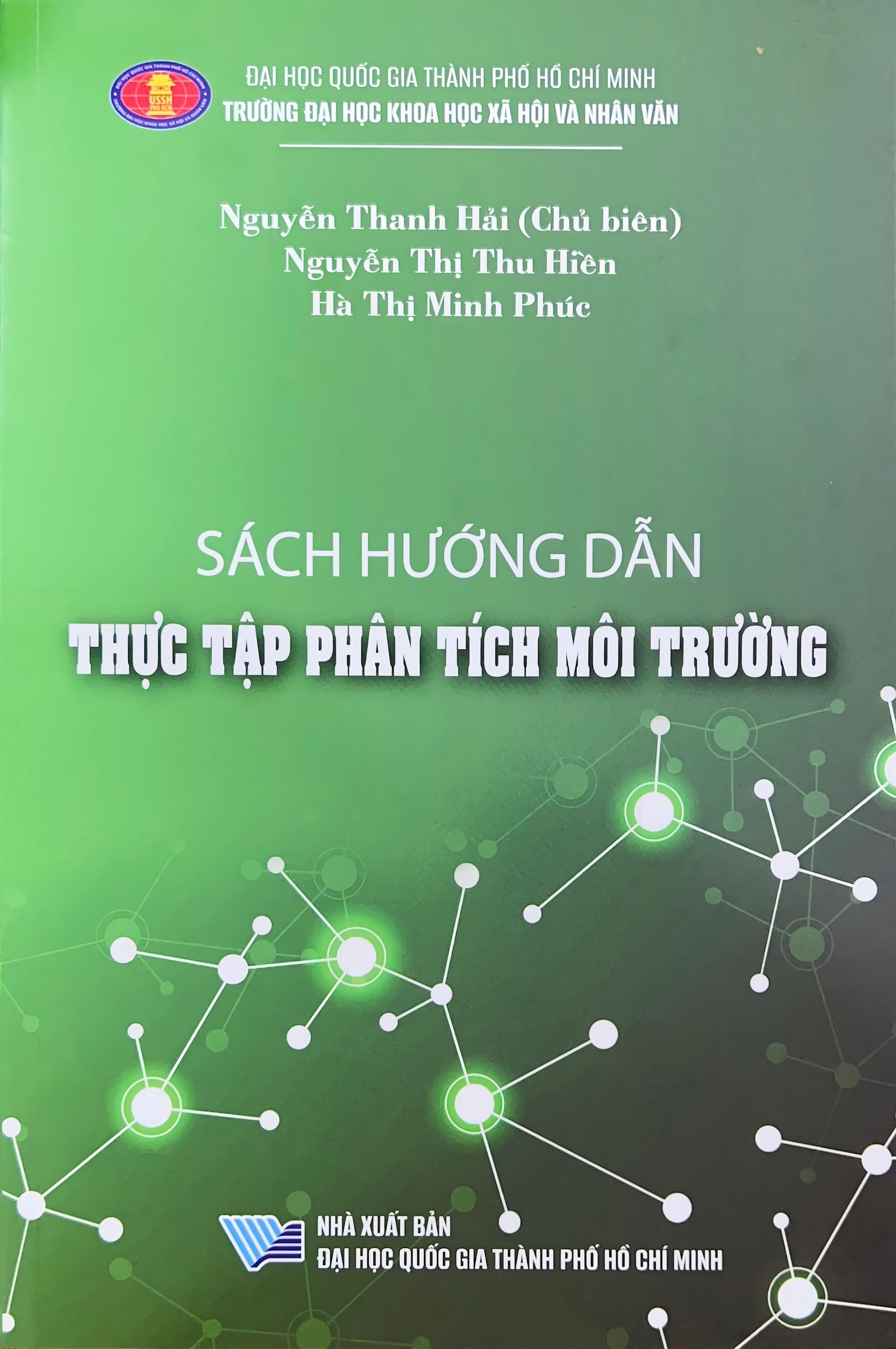 Sách hướng dẫn Thực tập phân tích môi trường
